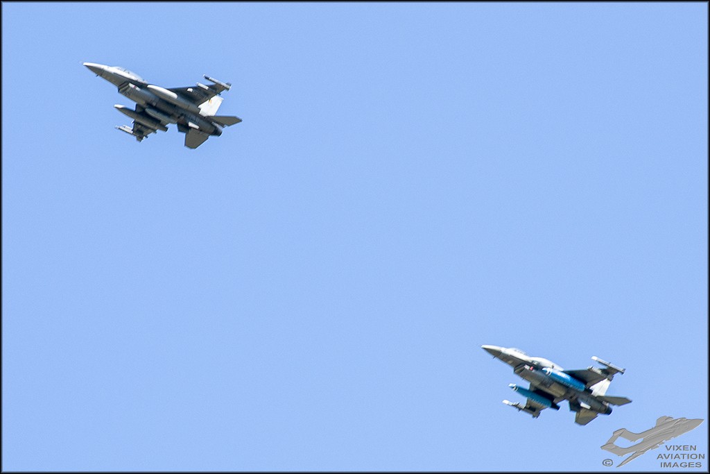 NATO Flypast F-16s 