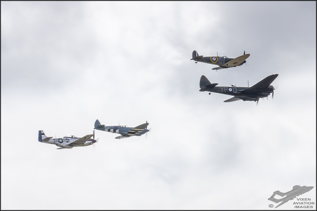 Blenheim, Mustang and Spitfires 