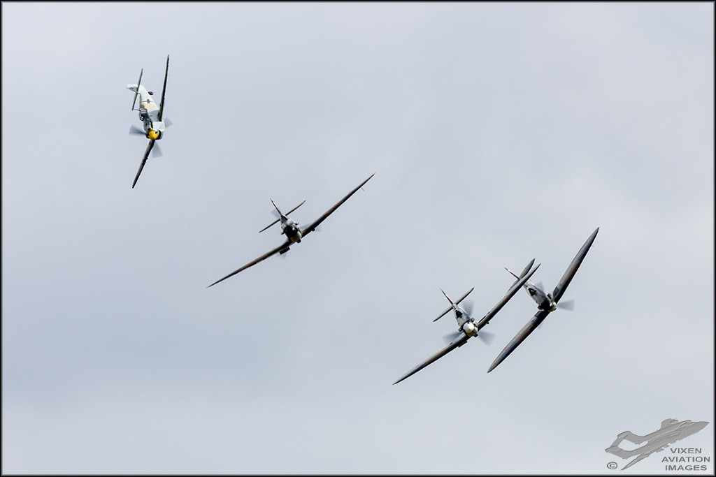 Buchon and Spitfires 