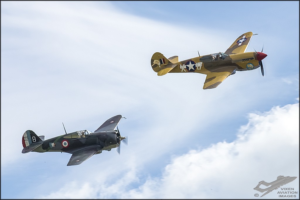 Hawk 75 and P-40F Warhawk 