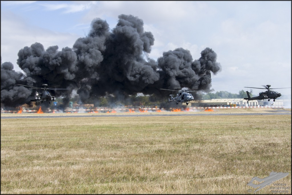 Apache AH.2s and Wildcat AH.1 